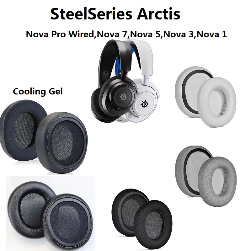Steelseries Arctis Nova Pro Wired、Nova 7、Nova 3 耳機替換耳罩耳罩耳墊的原