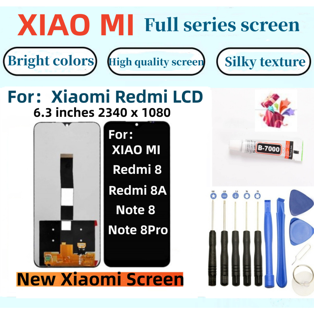 全新小米液晶螢幕 適用於 xiaomi Redmi 8 8A LCD Redmi note8 8Pro 液晶觸控顯示螢幕
