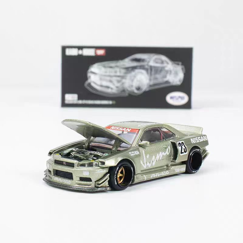 TSM MINI GT KAIDO HOUSE1:64尼桑FairladyZ達特桑510 R34帳篷 合金車模型