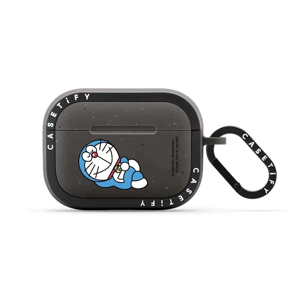 CASE 哆啦A夢耳機殼適用蘋果Airpods3代可愛卡通pro2代小眾動物無線藍牙保護套