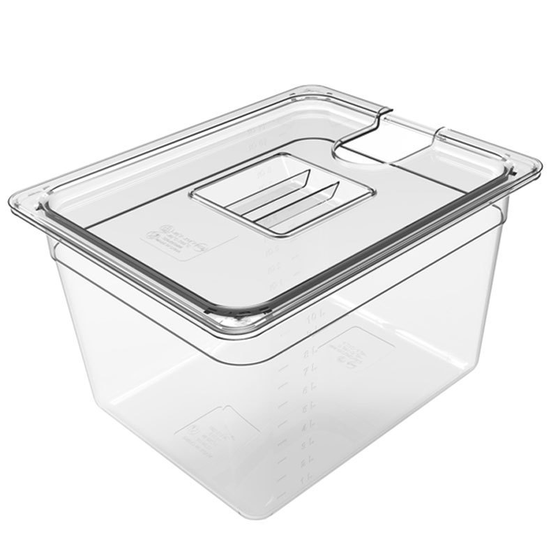 低溫慢煮機水箱低溫炊具容器低溫炊具低溫烹飪食品容器食物儲存透明方形食品容器大容量