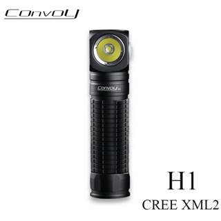 Convoy H1 帶 CREE XML2 Led 手電筒頭燈迷你燈籠 18650 頭燈大功率手電筒釣魚野營工作燈