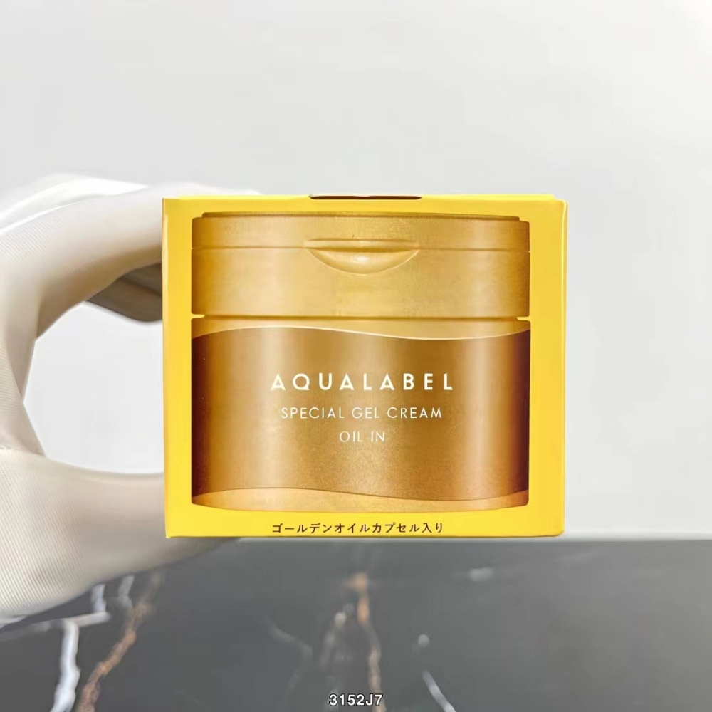 資生堂 Aqualabel 多合一特殊凝膠霜油 90g - 金色