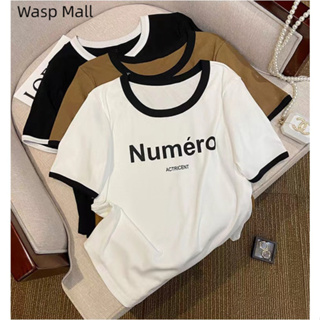 Wasp Mall 大尺碼T恤 冰絲上衣 大尺碼上衣 加碼 特大尺碼 300斤大尺碼女裝2022年新款夏裝胖mm顯瘦遮