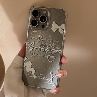 艾比蕾絲蝴蝶結+珍珠貼紙 tpu 手機殼兼容 iPhone 7 8 x xr xsmax 11 12 13 14 min