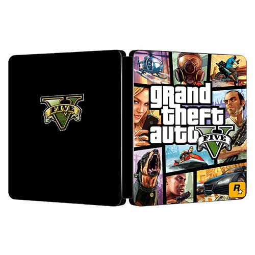 俠盜獵車手V 遊戲鐵盒 Grand Theft Auto V Steelbook PS4/PS5