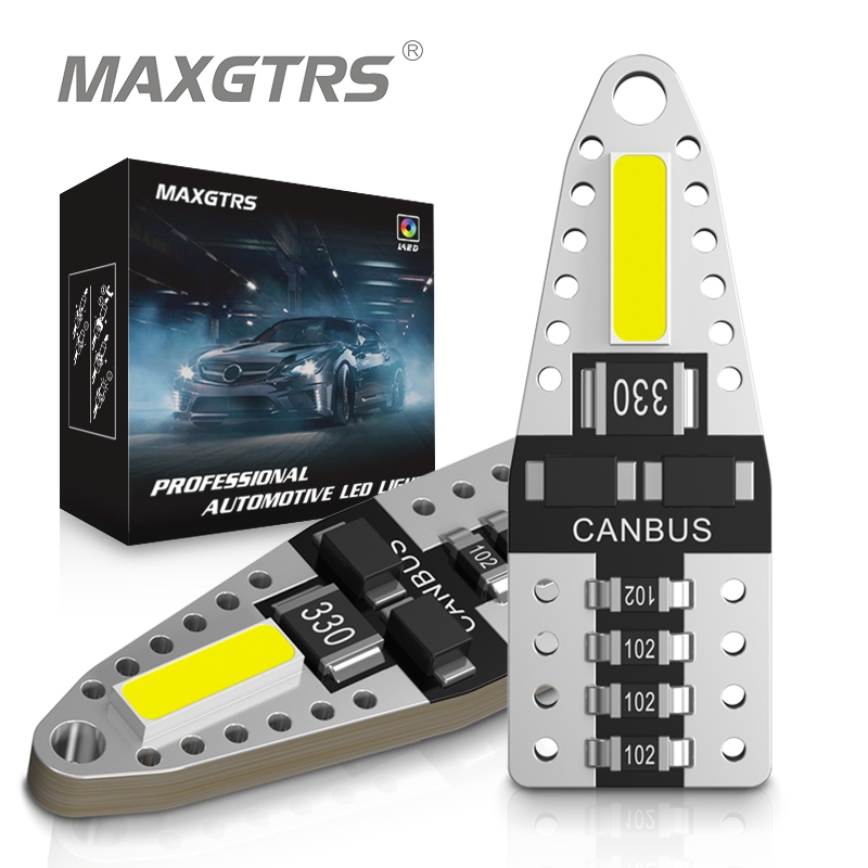 Maxgtrs 2x 5x 10x 超亮 T10 7020 芯片 W5W 168 194 12V 汽車 LED 汽車門閱