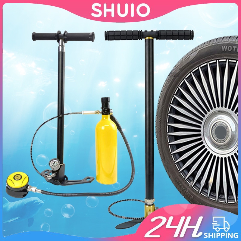 Shuio 潛水瓶氧氣瓶水肺手動泵