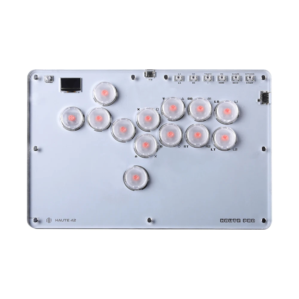 全新 Haute42 arcade 操縱桿 Hitbox 控制器街機格鬥遊戲鍵盤格鬥棒適用於 PC /PS3/Ps4 /