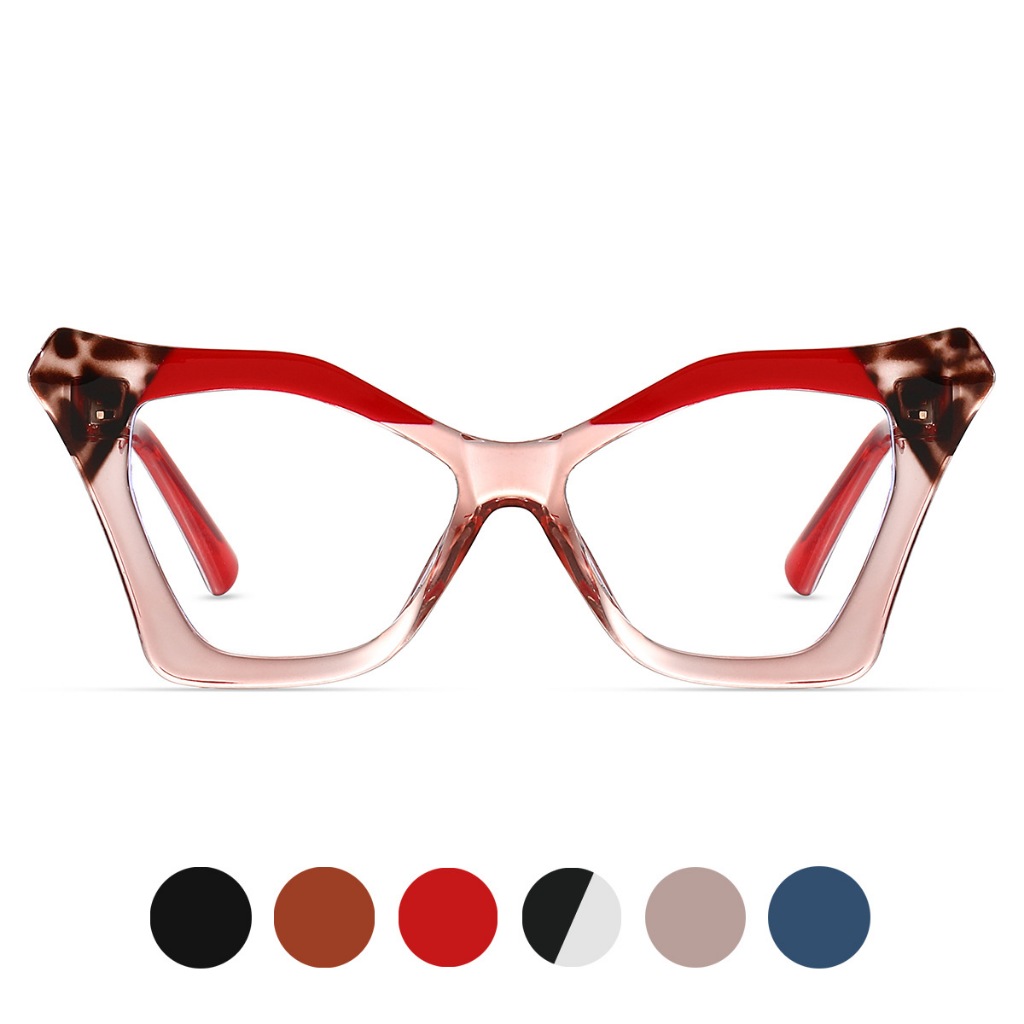防藍光眼鏡 貓眼TR90眼鏡框 潮流眼鏡框