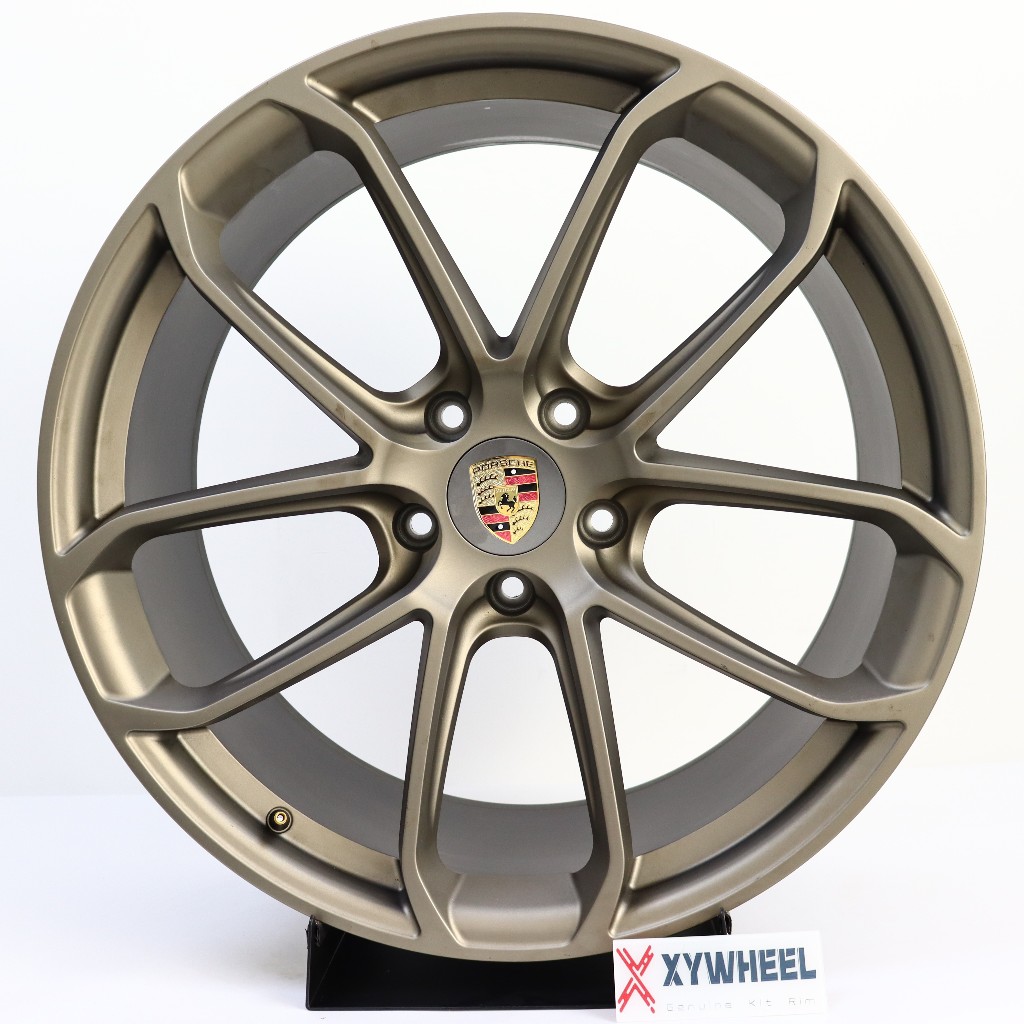 保時捷 Cayenne E3原廠輪轂22英寸鑄造輪圈匹配輪胎前285 35 ZR22後315 30ZR22