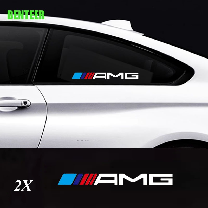 2 件裝車身貼紙適用於梅賽德斯奔馳 AMG W117 Cla45 W205 C63 W212 E63 W207 W176