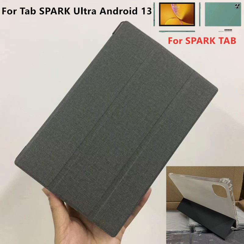 適用於 TAB SPARK Ultra Android 13 10.1 英寸時尚軟矽膠平板電腦保護套適用於 SPARK