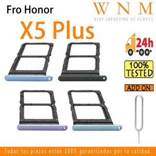 適用於 Honor X5 Plus Sim 卡託盤插槽支架卡支架讀卡器 SD 插槽適配器更換部件
