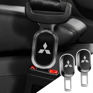 MITSUBISHI 1 件/2 件汽車標誌安全帶延長扣塞汽車安全帶延長夾適用於三菱 ASX Lancer Pajero