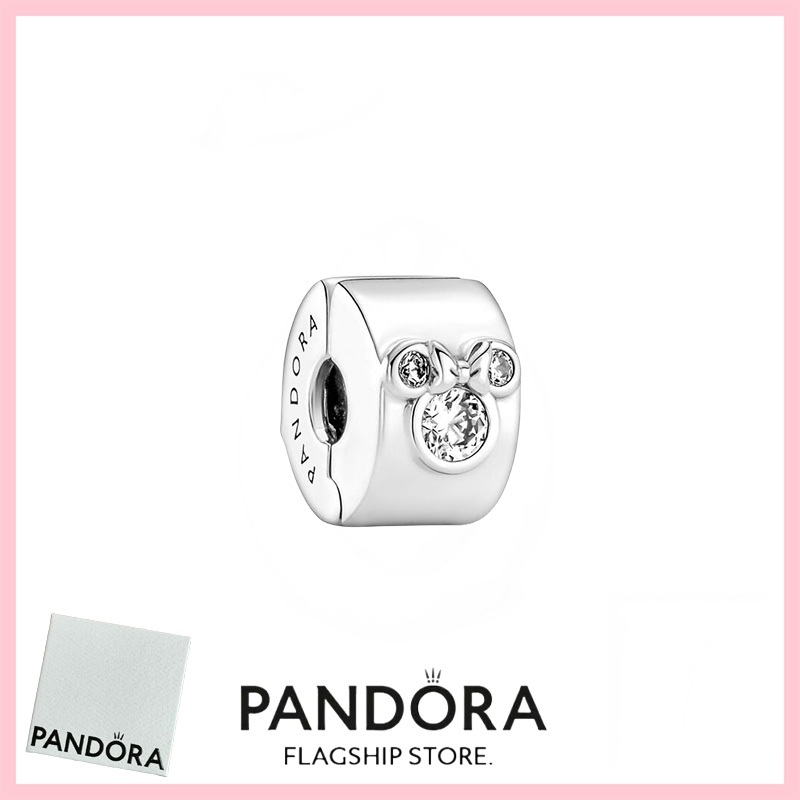 [免稅] Pandora Jewelry 100% 正品 S925 純銀手鍊吊飾吊墜 790111C01 迪士尼米老鼠和