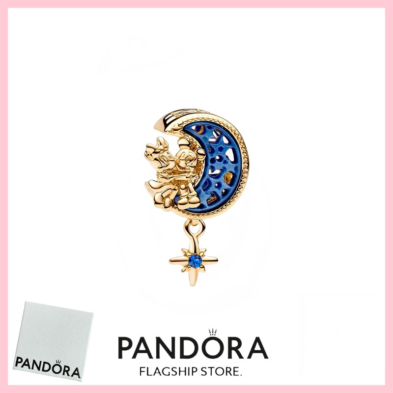 [免稅] Pandora Jewelry 100% 正品 S925 純銀手鍊吊飾吊墜 762956C01 迪士尼米老鼠和