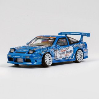 Micro Turbo MT-6407B1 1/64 NISSAN 180SX TOYO 藍色金屬壓鑄比例模型車