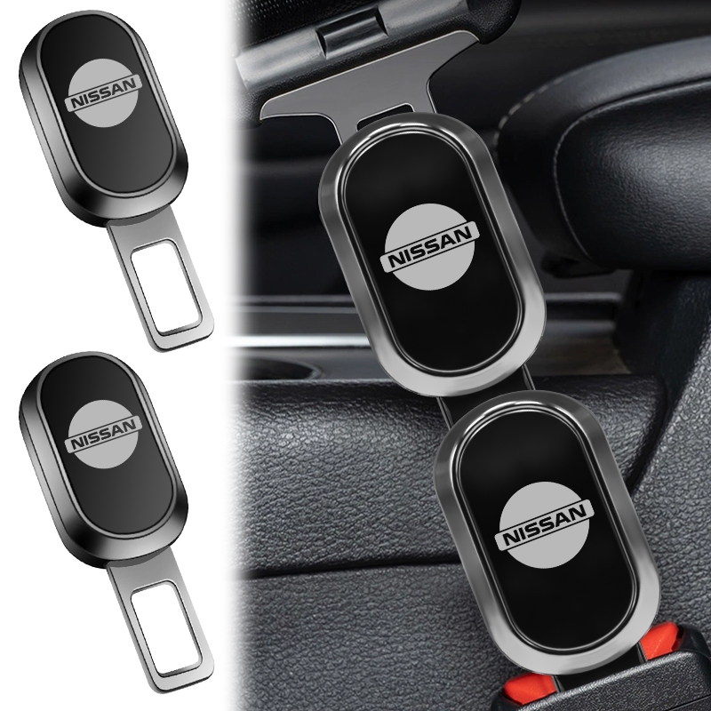 NISSAN 1 件/2 件汽車安全帶延長扣汽車安全帶扣插入塞適用於日產 Nismo Tiida Teana 地平線 J