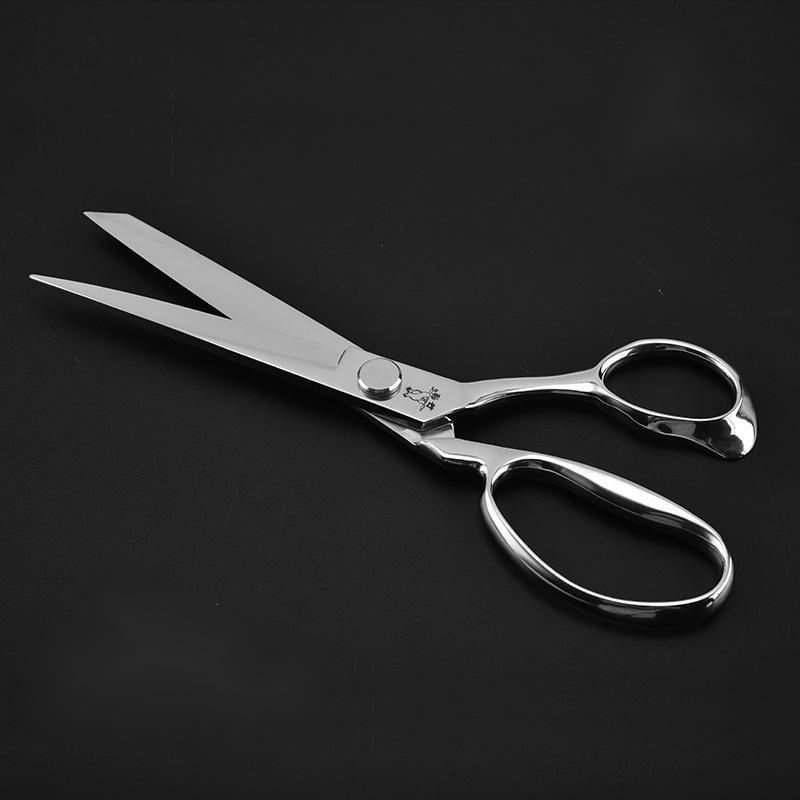 10英寸不鏽鋼鋒利裁縫剪刀大號縫紉剪服裝剪裁布用剪刀