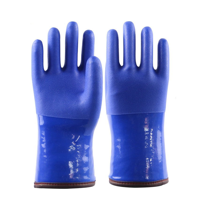 抵禦零下30度耐低溫防寒防凍手套刷毛加厚防水耐油耐酸鹼手套