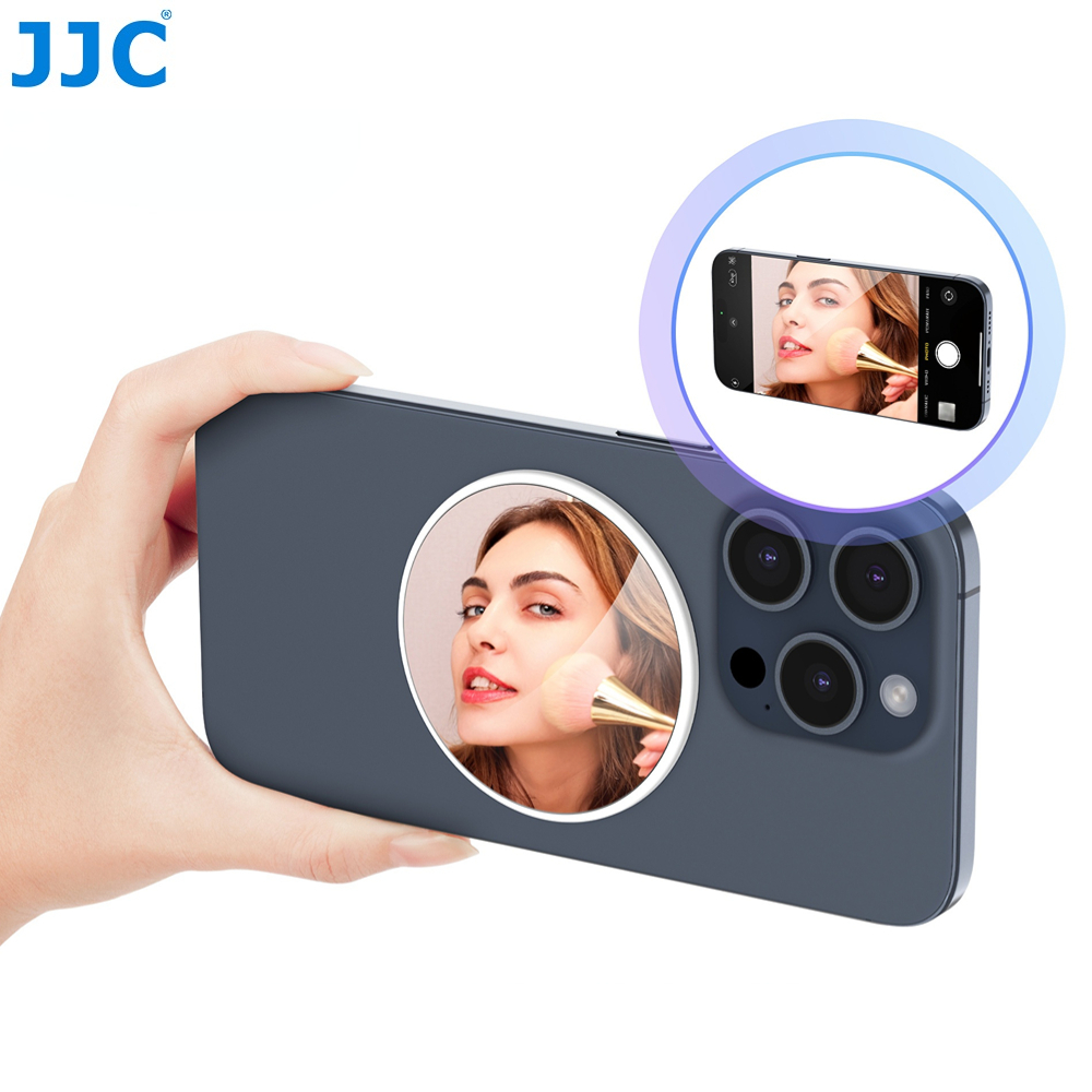 JJC MagSafe 磁吸化妝鏡 iPhone手機自拍鏡 Vlog拍攝 網路直播 補妝鏡子 蘋果配件