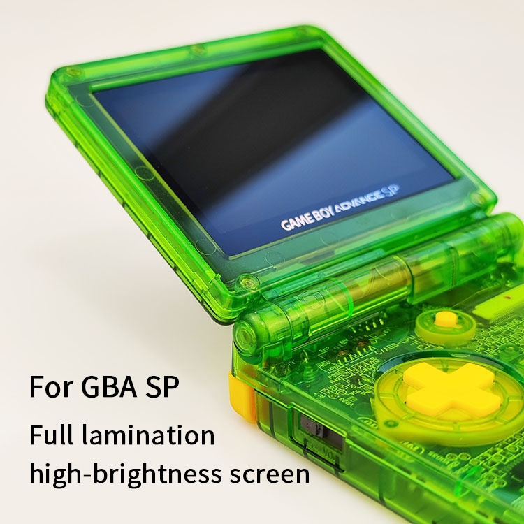 Ips屏適用於gba SP高亮度屏貼合屏V3.0高亮度顯示屏全面屏外殼