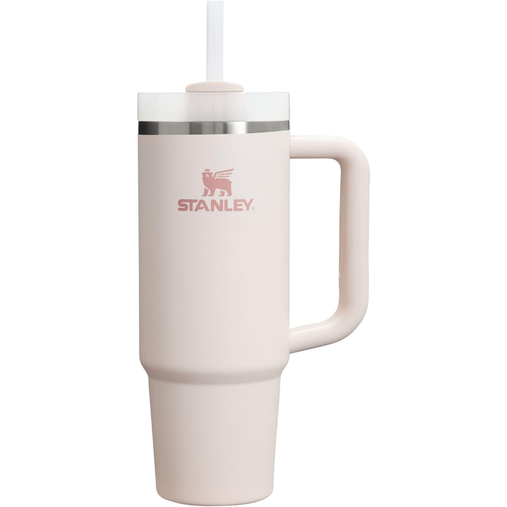 Stanley Quencher H2.0 FlowState 不銹鋼真空保溫杯帶蓋和吸管,適用於水、冰茶或咖啡