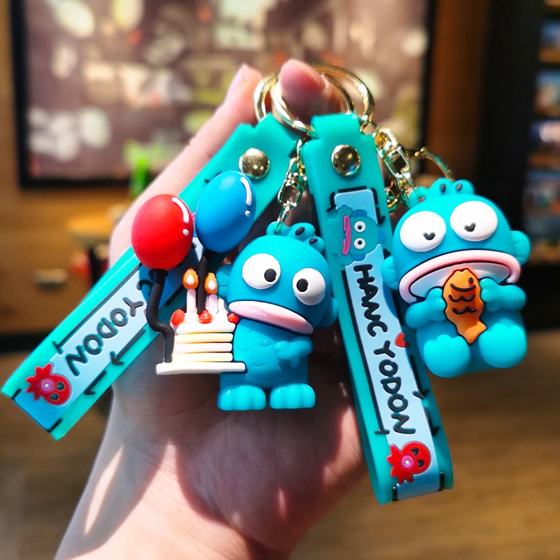 Coffeejoy創意小丑魚pvc鑰匙扣可愛公仔汽車鑰匙扣包挂件禮物鑰匙圈現貨