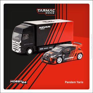 【華興模型玩具】 Pop RACE 1:64 GR YARIS PANDAM 模型车丰田兔模型S1-01 S1-02