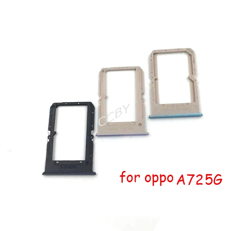 用於 OPPO A72 5G 版 SIM 卡托盤插槽支架適配器插座維修零件的 SIM 托盤支架