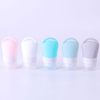 38ML 60ML便攜式食品級軟矽膠軟管化妝品擠壓瓶軟瓶護膚品分裝瓶旅行分裝軟瓶
