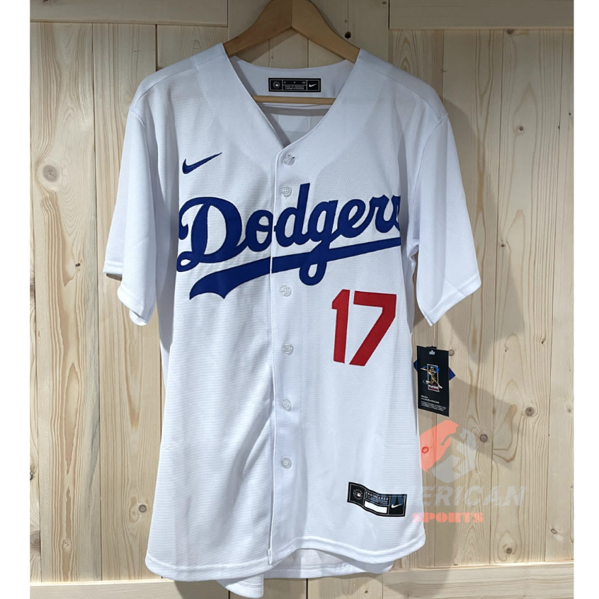 男式 2023-24 MLB 洛杉磯道奇隊 Shohei Ohtani 白色主場棒球球衣