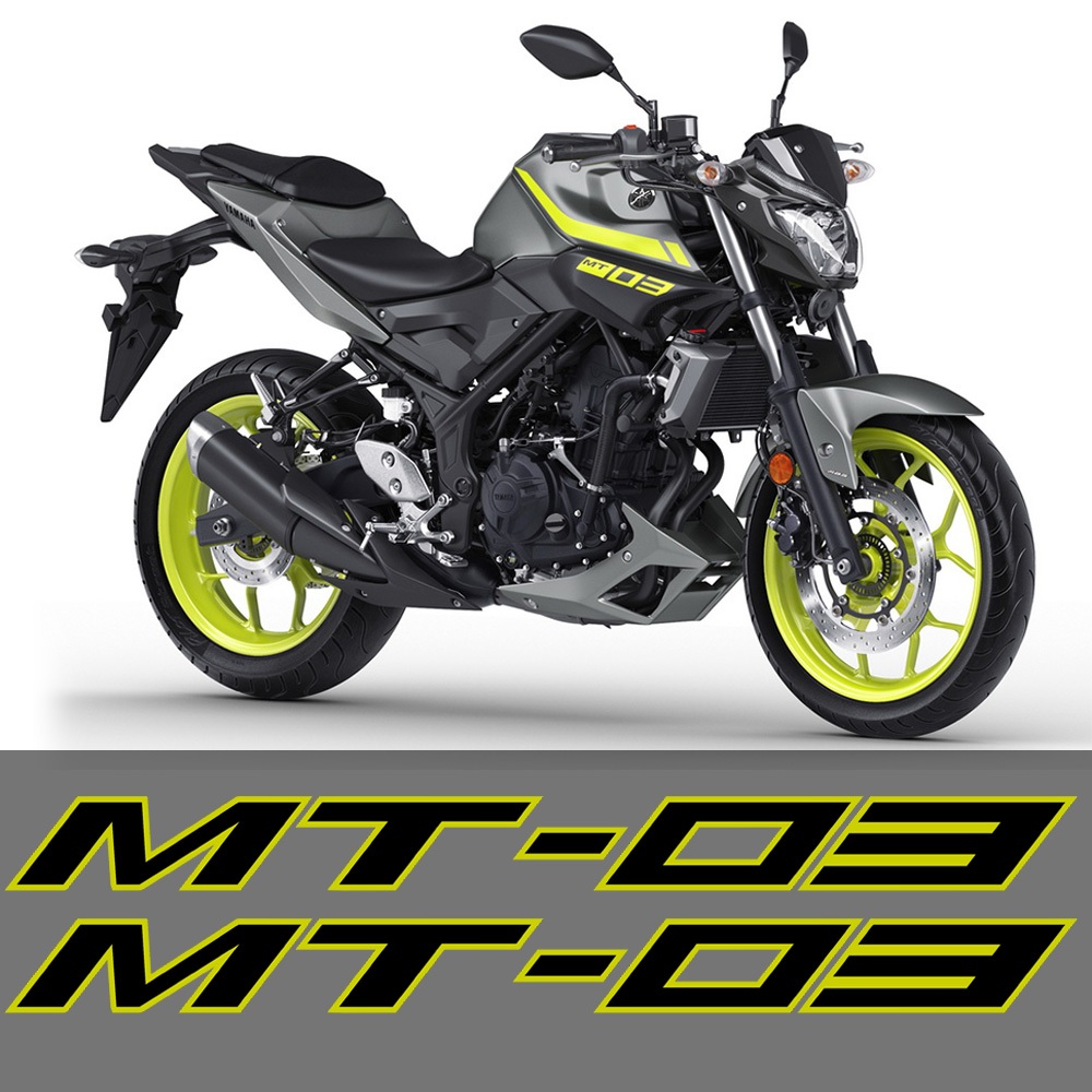 山葉 貼紙摩托車 MT 03 適用於 YAMAHA MT-03 MT03 MT 03 輪輞油箱墊頭盔貼花條紋輪輞 201