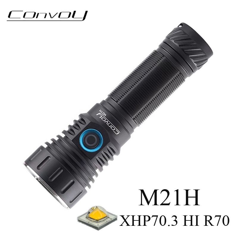 Convoy M21H TIR 手電筒帶 XHP70.3 HI R70 Led 燈籠 Type-c 充電端口野營釣魚 L