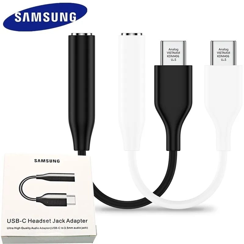SAMSUNG 三星 Type-C 轉 3.5 毫米耳機線適配器 USB 3.1 Type C USB-C 公頭轉 3.