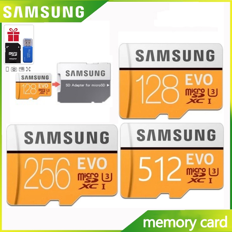 SAMSUNG EVO Micro SD卡，512gb , 32gb , SDXC，U3 ，4K，1tb , 256gb