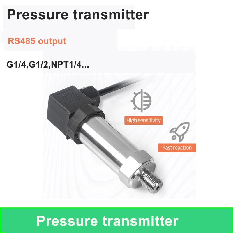 Rs485 Modbus 0-10bar 16bar 200bar 300bar 壓力變送器 G1/4 換能器水空氣油壓