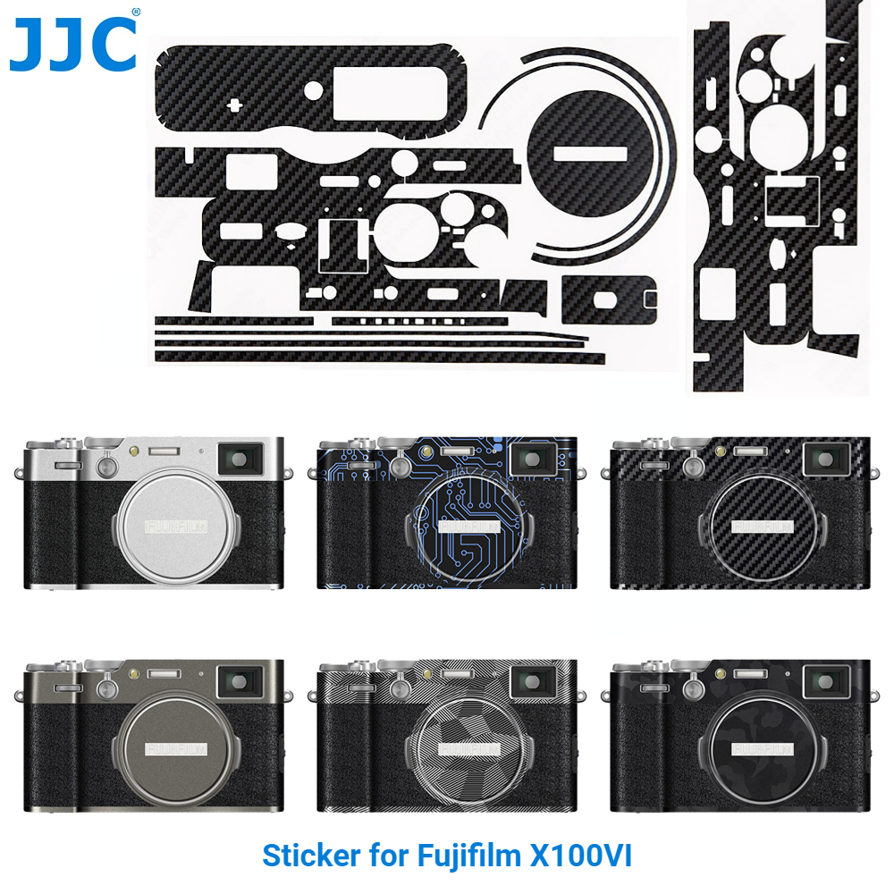 JJC SS-X100VI 相機包膜 3M無痕膠 富士 Fuji Fujifilm X100VI 專用 防刮裝飾保護貼紙