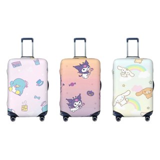 三麗鷗 Sanrio KUROMI 行李套 Cinnamoroll 防水防塵彈性套用於行李保護旅行箱套
