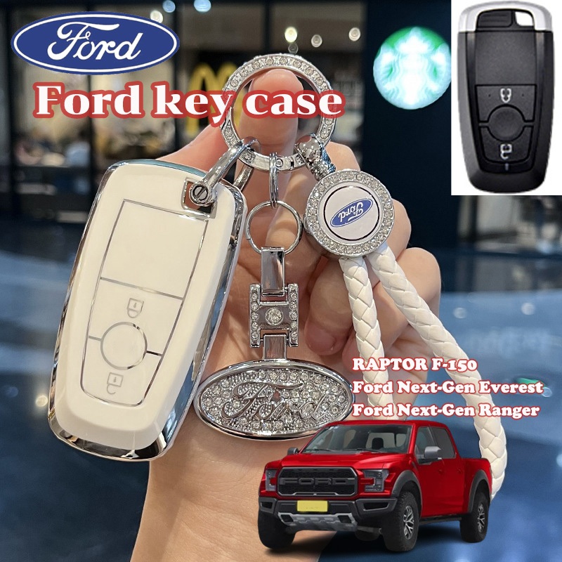 福特鑰匙包福特汽車 2 按鈕鑰匙包適用於福特 RAPTOR F-150/Ford Next-Gen Everest/Fo