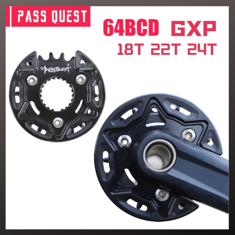 Pass Quest forGXP 64BCD ForSRAM/Shimano 直接安裝曲柄街道警衛自行車性能 BMX