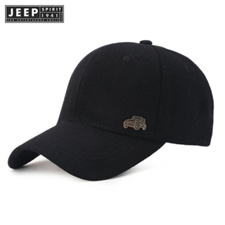 JEEP SPIRIT 1941 ESTD 男士棒球帽帶可調節鴨嘴帽