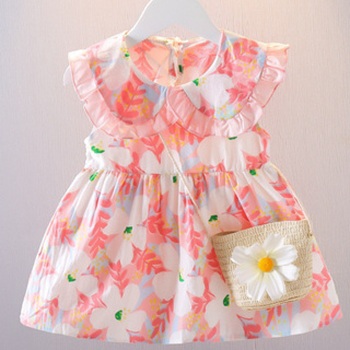 1-3歲寶寶洋裝 兒童 夏季 公主裙 童裝 碎花裙