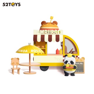 52TOYS Panda Roll胖噠幼商店街系列-漢堡車 手辦模型