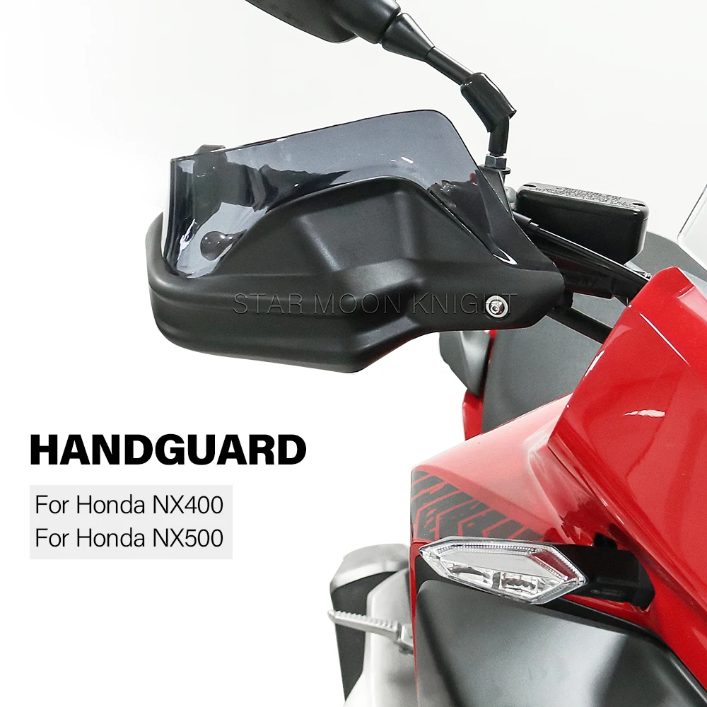 HONDA 適用於本田 NX 500 NX400 NX 400 2024 的 ABS 車把防風罩 - 摩托車護手套件護手