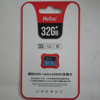 Netac朗科 32GB Micro SDHC/TF 存儲卡 class 10