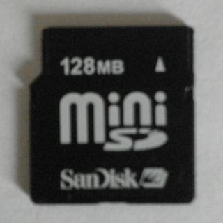 Sandisk(晟碟) 128MB Mini SD存儲卡