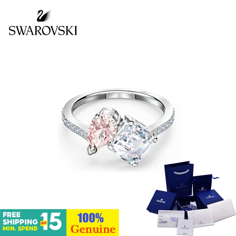 Swarovsk 施華洛世奇克戒指 ATTRACTSOUL環形水晶 水晶戒指 銀戒指 圓環 戒指鑽石 珠寶戒指