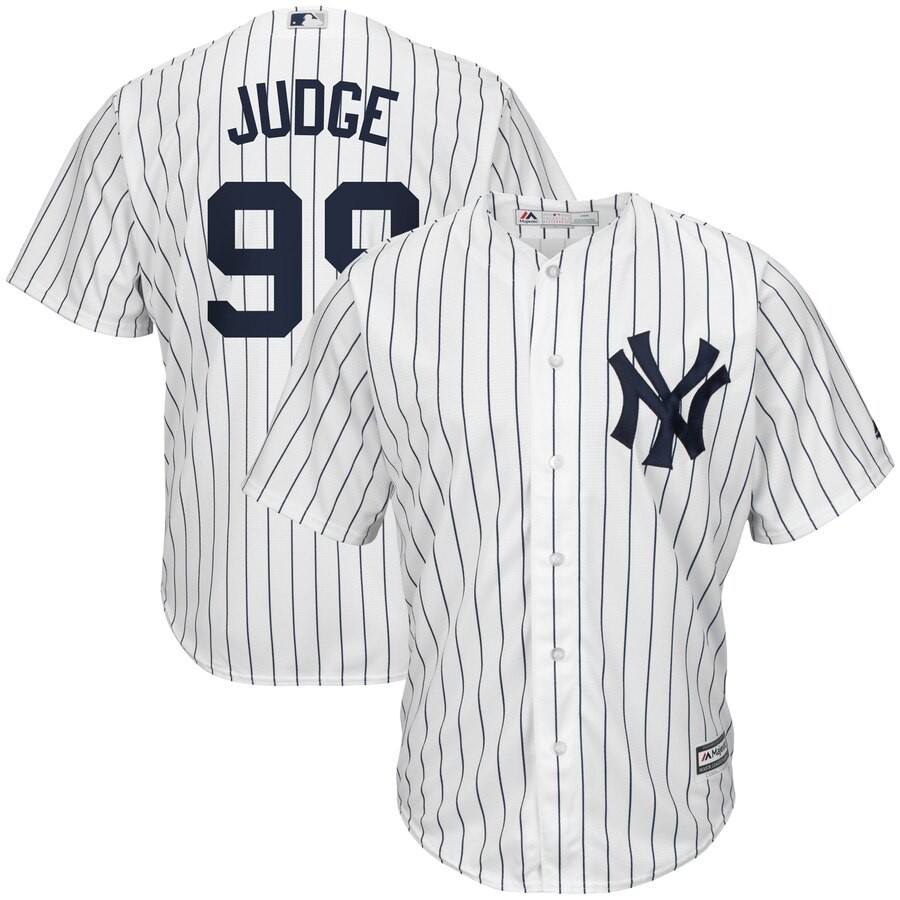 经典MLB紐約New York洋基隊棒球服99號JUDGE刺繡運動球衣男